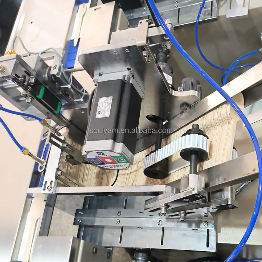 Automatic Disposable Cutlery Set Packing Machine for Napkin Tissue Spoon Fork Knife Toothpick Salt Pepper Sugar Wipes Sachet