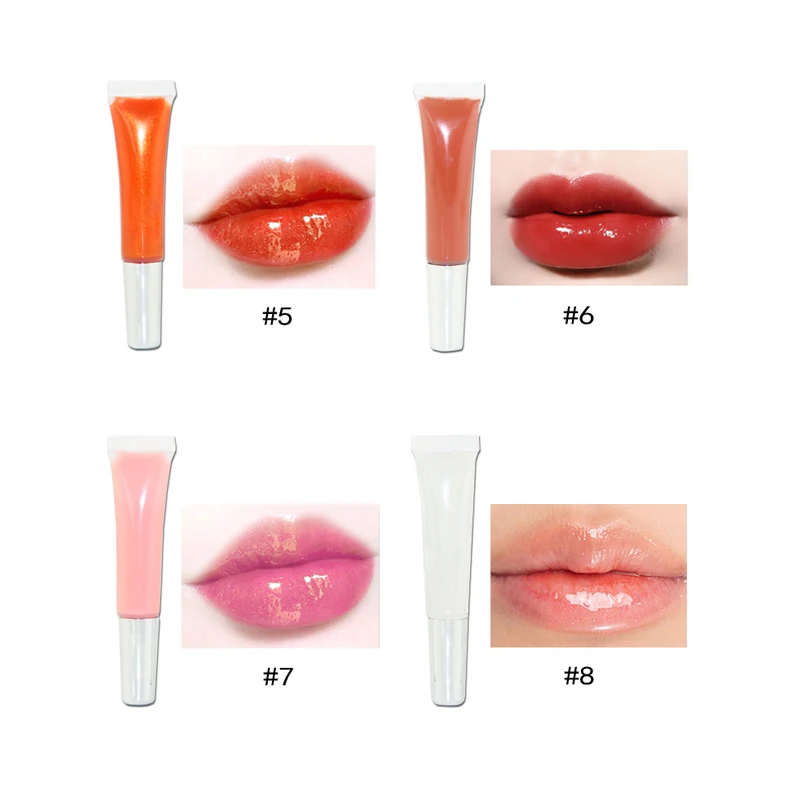 New Style Vegan Private Label 31 Colors Plumping Lipgloss Moisturizing  Translucent Jelly Color 3D Plumping Lipgloss