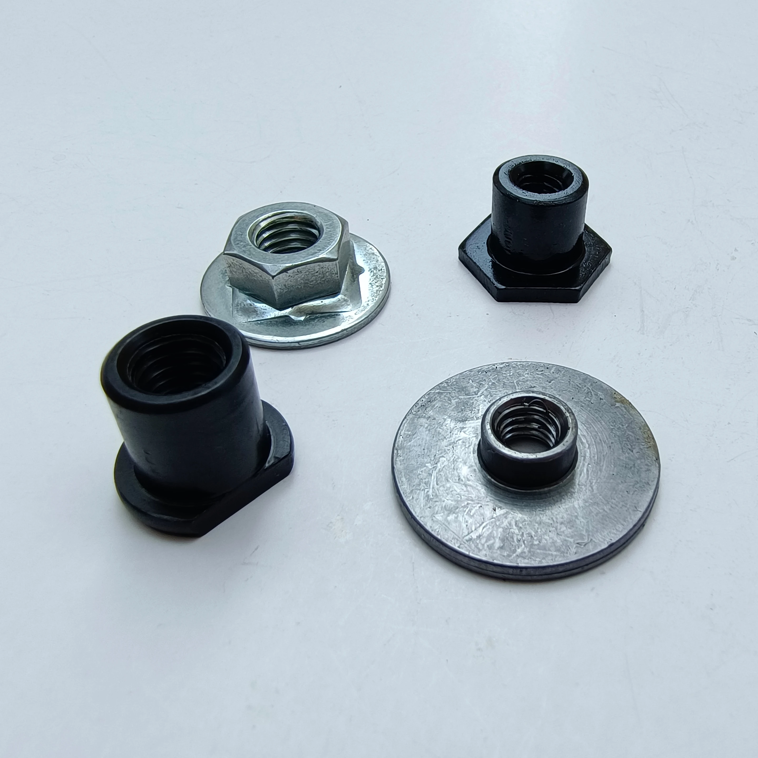 T Type Nut  Round Base Plain Single Tab Spot Weld Nut Double Twin pilot  Radiator protection Ring Guard Collar Brake Handle Bush