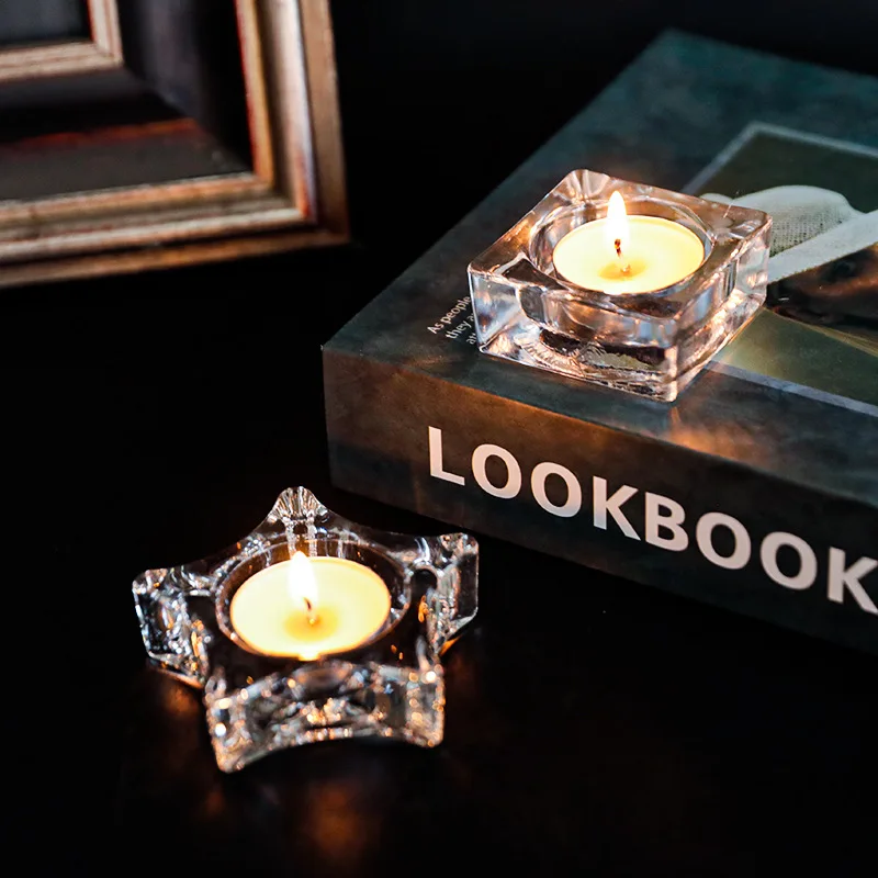 product wholesale promotion crystal glass candle holder for candlestick candlestick holders wedding home decoration table candle holders-6