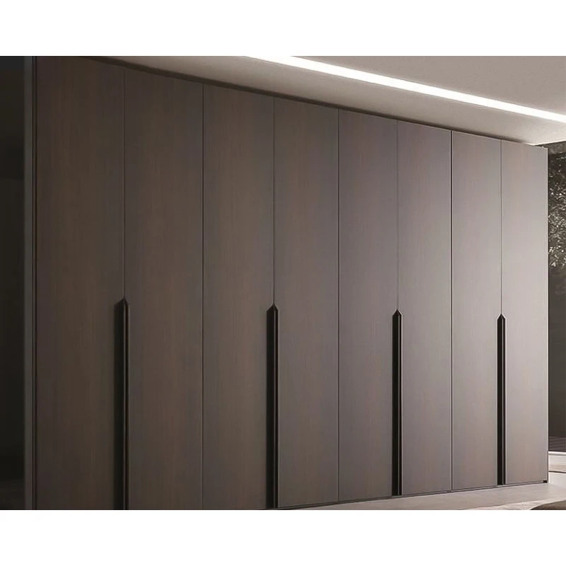 Kejahome Sliding Walldrope Wardrobe Mechanisms Shelving Led Strip Light for Bedroom Furniture Clothes Naked Drawer Wardrobe