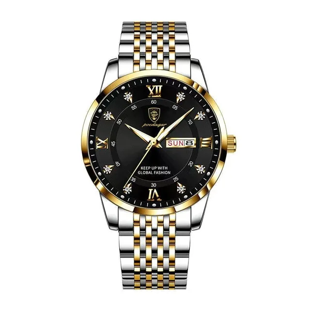 POEDAGAR 836 Hot Sell Man Quartz Watch Best Power Stainless Steel Waterproofing Men poedagar Watch