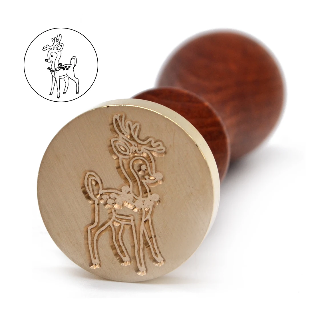 Korean Custom Logo Envelope Embossed Wax Seal Stamp
