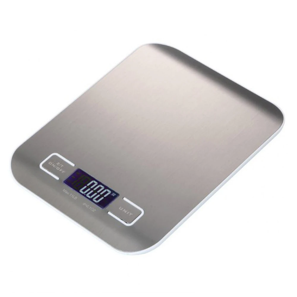 数字厨房秤称出 5千克电子液晶显示器天平食品重量高应变计