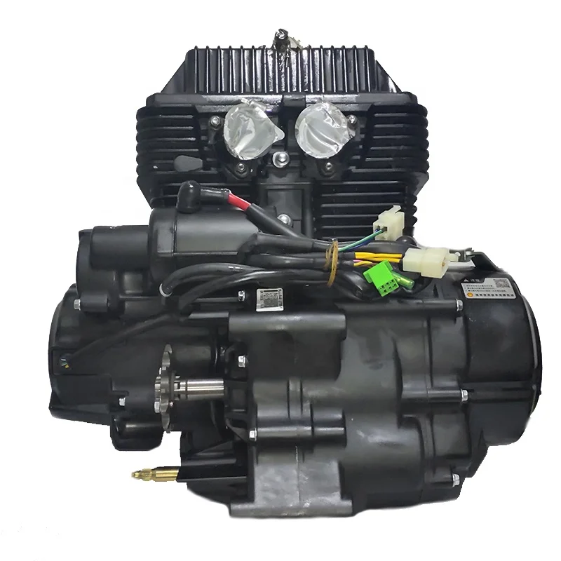 CQJB TM250CC Electric Start Double Cylinder Motorcycle Engine