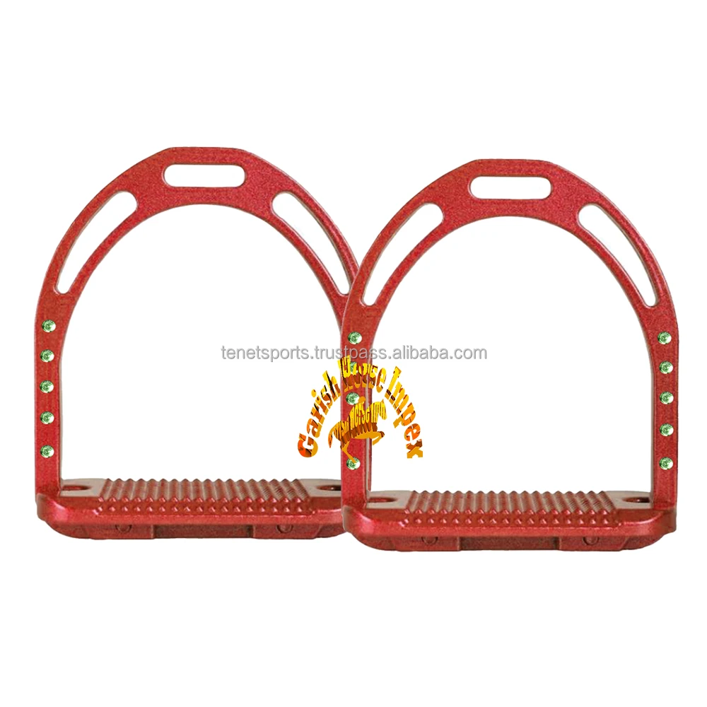 Horse Stirrups Aluminium Lightweight Crystal Jin Stirrups English Horse