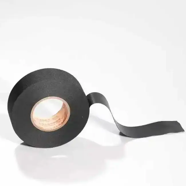 25M Single-Sided Auto Wiring Fabric Wrap Harness Bundle Insulation Heat-Resistant Waterproof Acrylic Adhesive Sticker Cloth harness tape