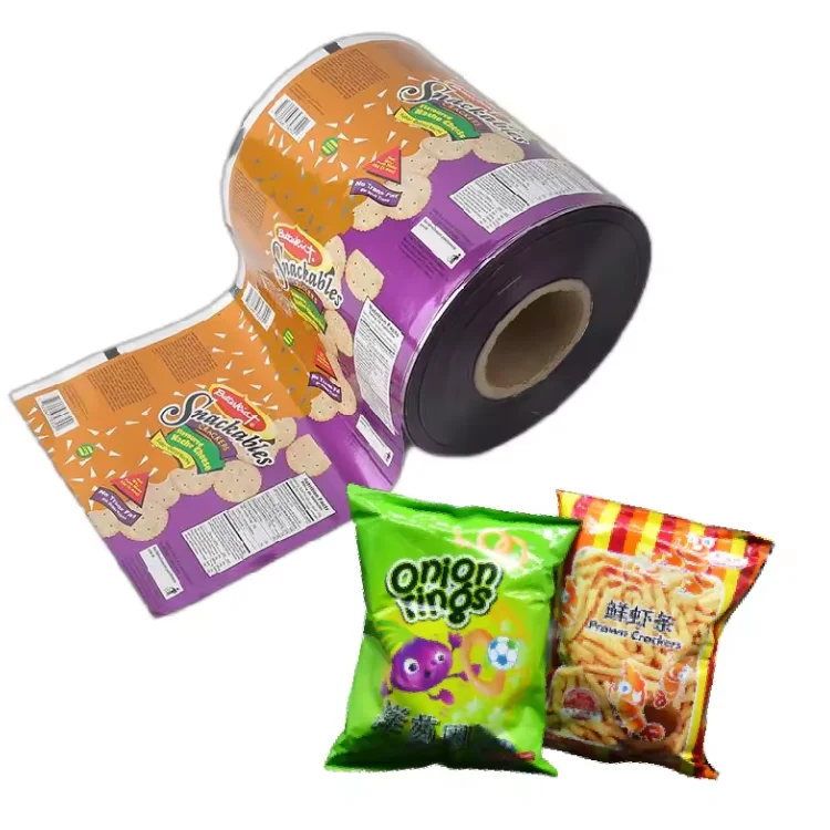 High Quality Biodegradable LDPE Printed PE Film Food Packaging Soft Material Colorful Colored Printed for Potato Chips Snacks