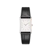 square quartz watches black with white