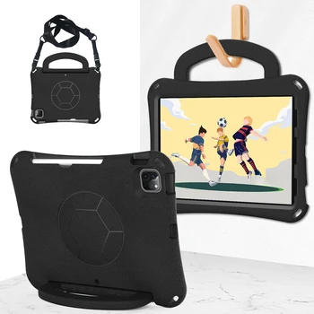 Football Style Tablet Case Shockproof Soccer Design Protective Cover for iPad Air 4/5 Anti-Slip Grip and Precise Cutouts