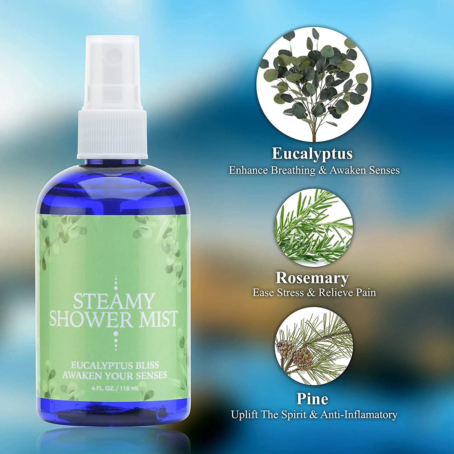 Uplifting And Relaxing Spa Steam Room Experience Aromatherapy Mist