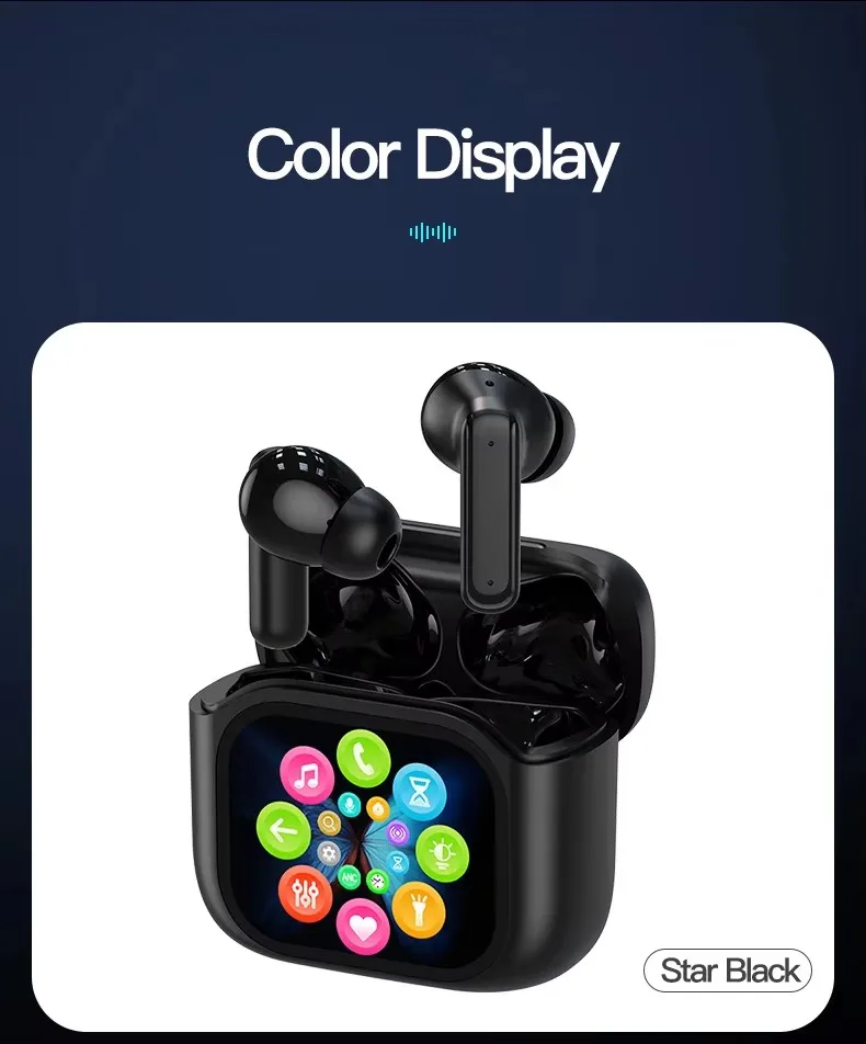 Most Popular BY-16 Sport Game Earphone BY16 Low Delay Gaming Headset TWS Earphones & Headphones LED Screen Touch Gaming Headsets