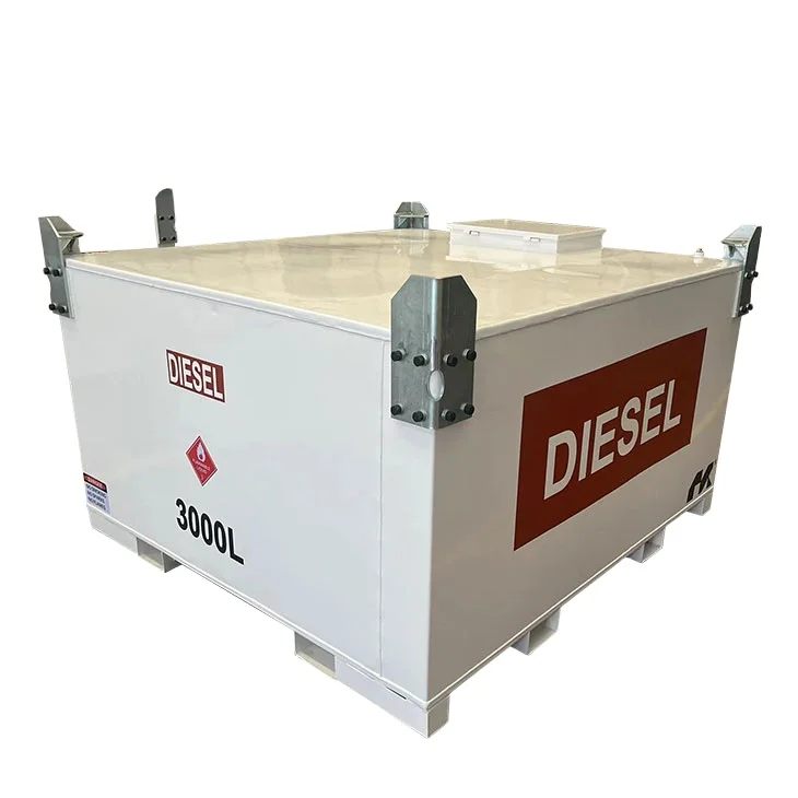 Sumac Wholesale Carbon Steel 500L 1000L 2000L 5000L Gasoline Petrol Diesel Oil Storage Fuel Cube Tank Price Sale For Canada