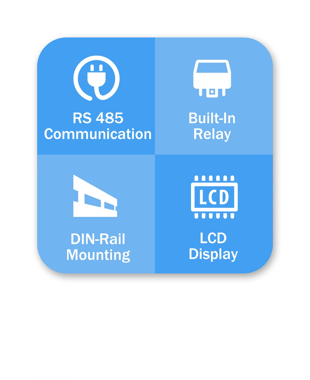 1 Phase Rs485 Energy Meter Din Rail Electricity Meter Power Meter Wattmeter Kwh Meter Smart