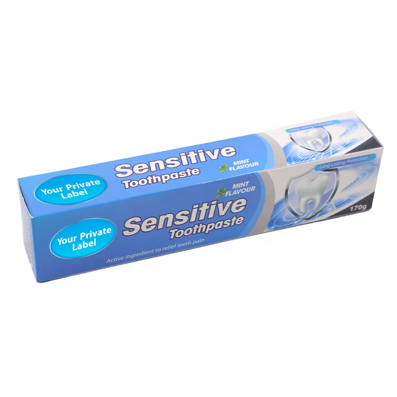 Customized Design Free with for Adult Toothpaste Formulated to Sensitive Teeth