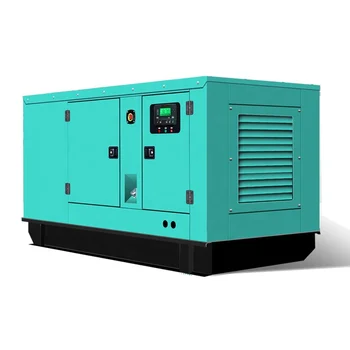 Guangzhou Silent Diesel Generator Set 60Hz 3 Phase 220V 100kva 80 kw with 400V 230V 240V Rated Voltage Options