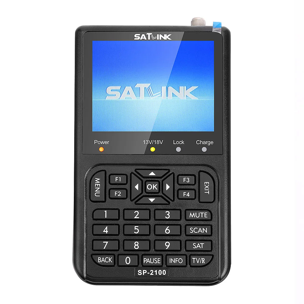 MPEG-2/4 Digital SP-2100 HD DVB-S Satlink with 3.5 Inches LCD Color Screen Replaced WS-6906 WS 6908