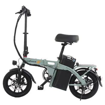 Folding Electric Bicycle 36v11.6ah Removable Lithium Battery 7-speed Gear System 20inch Ebike 25km/h Adult City Bike