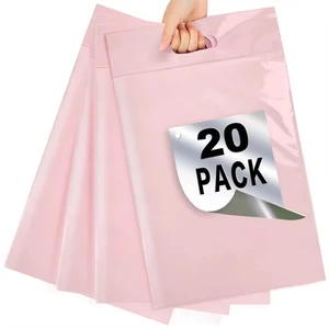 Custom Mailing Shipping Bags Poly Mailers Bags 11*15 Inch Clothing Package Self Adhesive Courier Bag With Handle