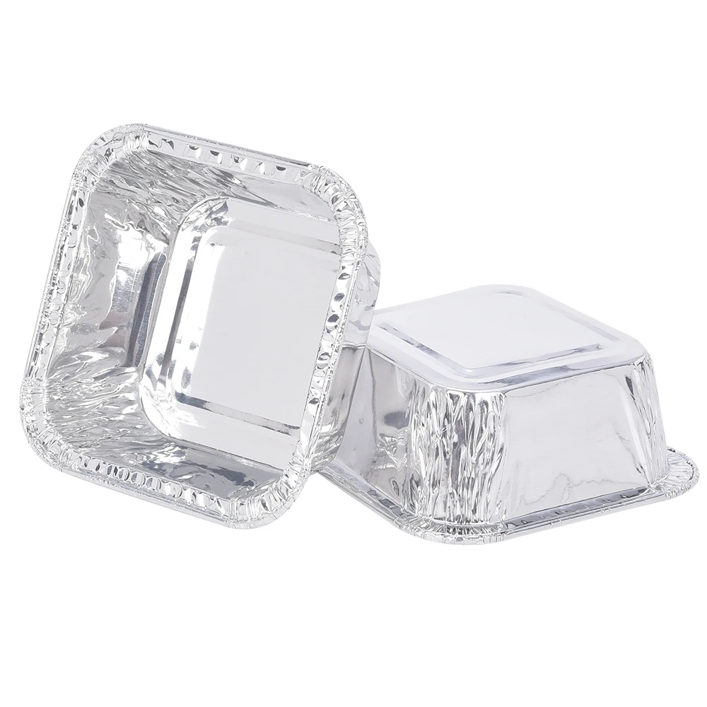 product tia zb36 3 inch square box aluminum foil container pp disposable food pans cover for dessert mooncake cup for baking-5