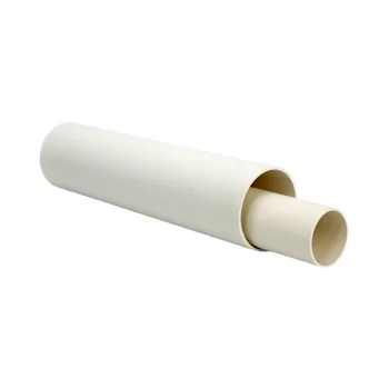Industrial Design PVC-U Solid Wall Pipe UPVC Hotel Underground Communication Cable Pipeline Sizes Plastic Building Materials