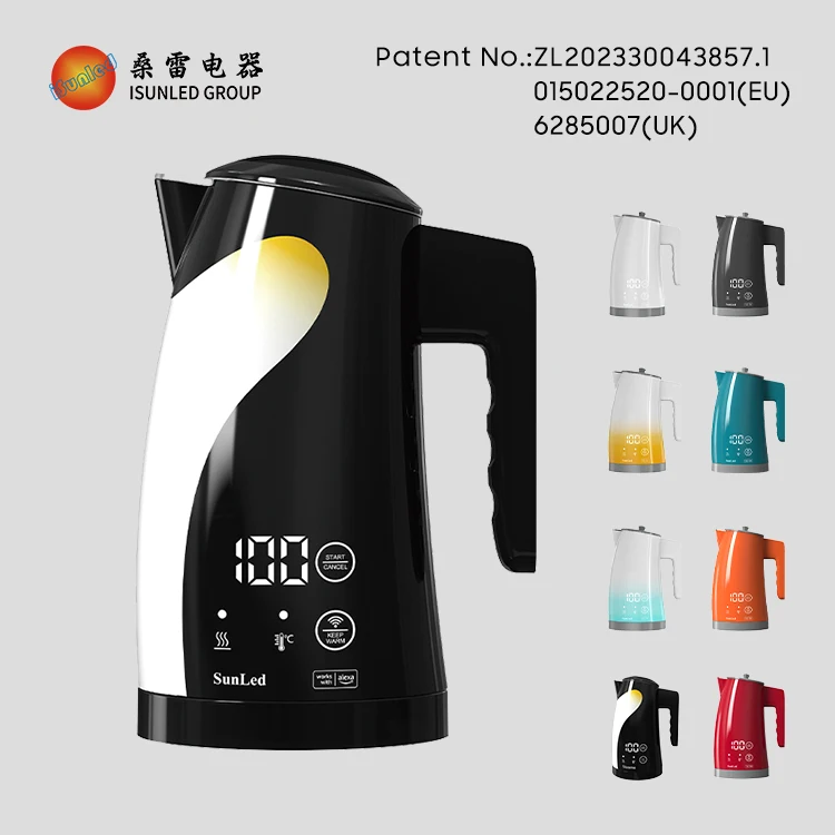 Small Customised Color Blue Gold Rose Orange Golden Silver Cream Beige White Colour Electric Tea Kettle for Japanese Australia