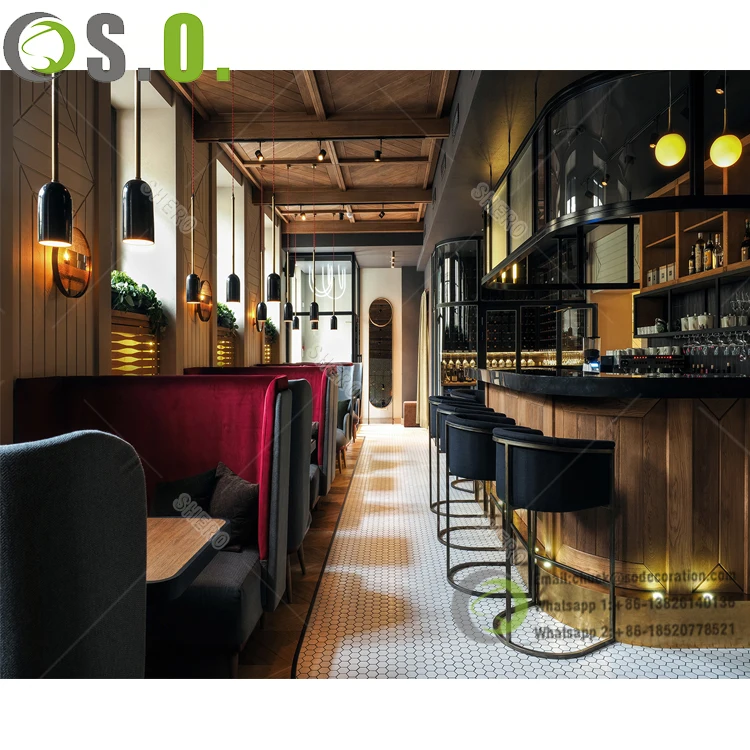 Modern Coffee Shop Interior Design - Coffee Counter Display