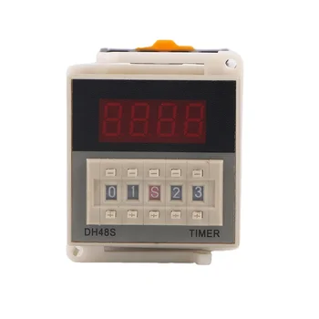 DC/AC Digital display time relay DH48S-S cycle delay relay 220V 12V 24V timer controller