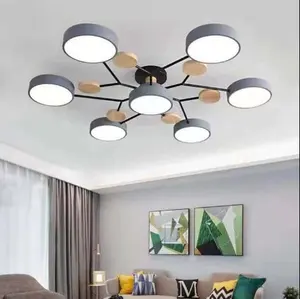 JACKSUN Nordic Living Room Pendant Light Modern Minimalist Lighting Creative Macaron Ceiling Pendant Light for Dining Bedroom