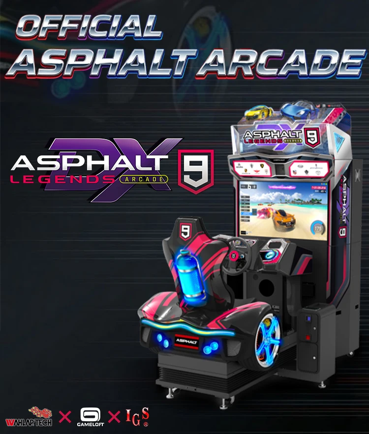 ASPHALT 9 DX Coin Operated Driving Simulator Arcade Machine