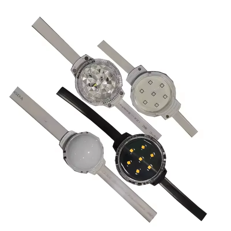 Rgb Single Point Light Outdoor 50MM RGB Permanent Christmas LED Programmable Outdoor Pixel ...