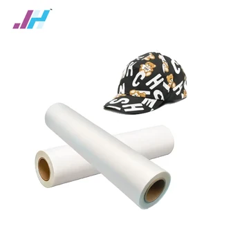 Ready To Ship Hot Peel Clear Transparent Double Sided Adhesive A3 PET Roll Heat Transfer DTF Film