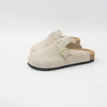Wholesale Unisex Sandals dermis Flat Slippers Clogs Mules Slip-on Cork Insole Clogs anti-slippery clogs boken shoes