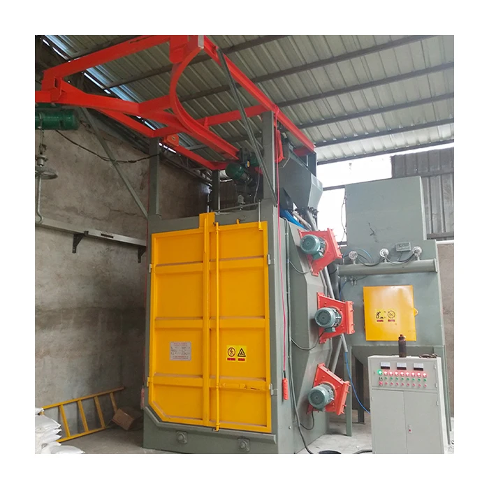 High Quality Steel Pipe Rust Removal Shot Blasting Machine Forging Aluminum Hook Type Shot Blasting Machine