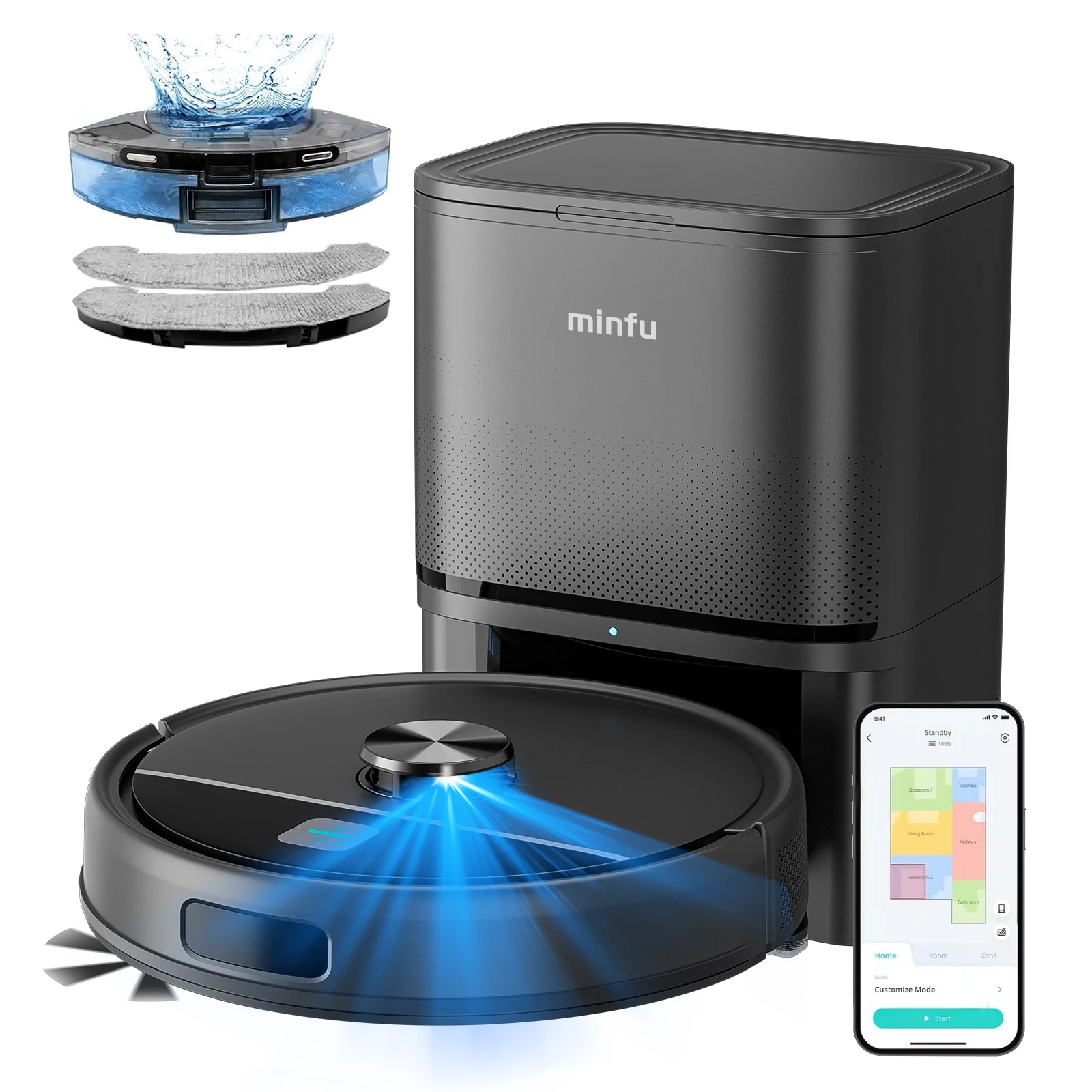 Robot Aspiradora Remote Control Vacuum Robpt Wholesale Dropship Smart Sweeping Mop Wireless Robot Vacuum Cleaner