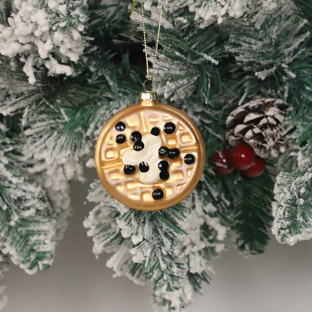 božične priljubline domači dekor božične izdelke obesiti steklo denar kosmetika rumač