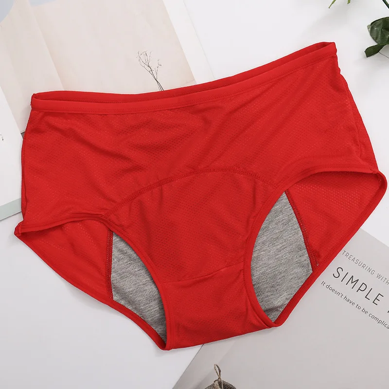 Menstrual Period Women Panties Ladies Seamless Lengthen Plus Size Physiological Leakproof Female 