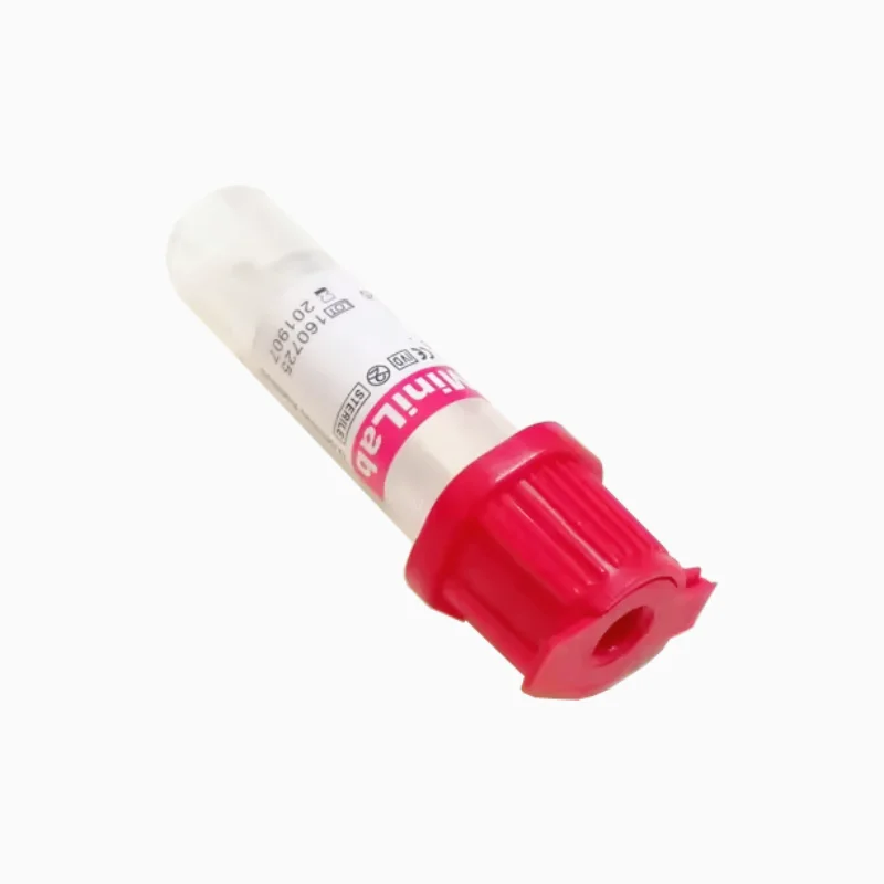 Micro Blood Collection Tube for Blood Tests with capillary clot activator tubes and plain tubes