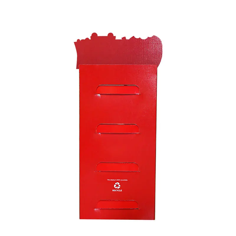 JL168 Custom Cardboard Display Shelf Supermarket Floor Stand Kitkat Kiosk Stand Dispenser Chocolate Cookies Display Racks
