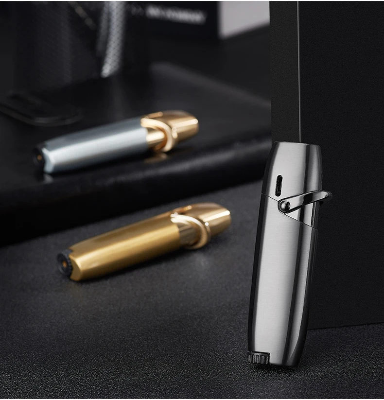 Debang Slide Lighter Gas Butano Jet Torch Cigar Wind Proof Lighter