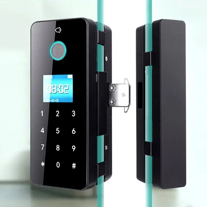Smart Fingerprint Glass Lock - Secure Your Sliding Door