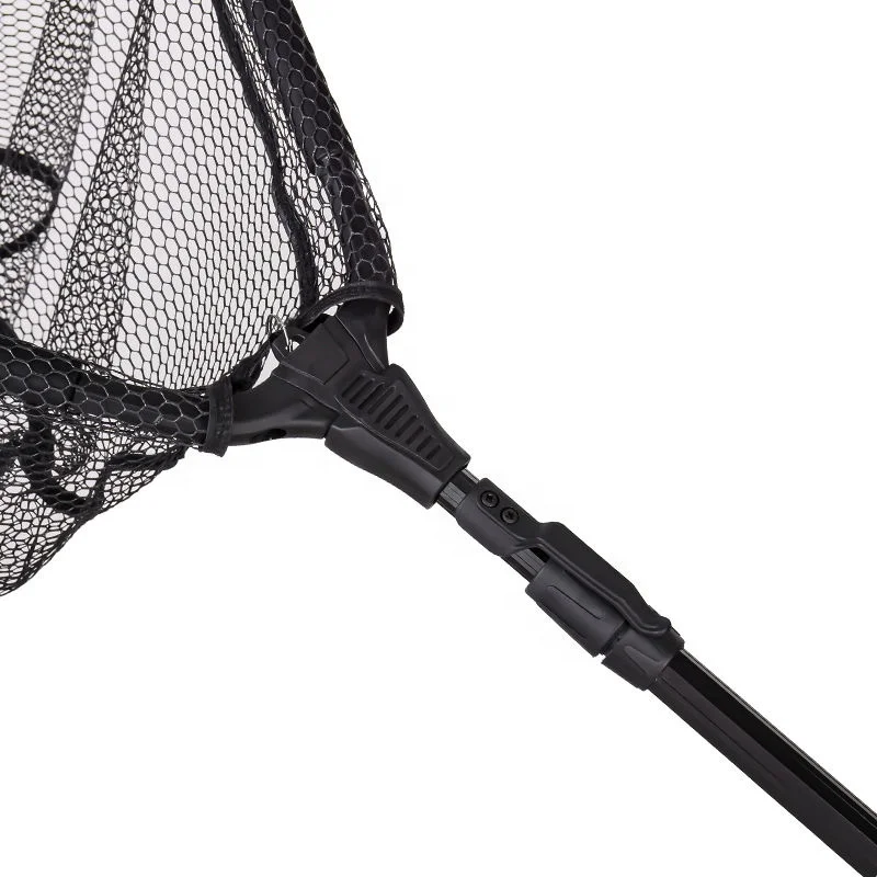 Palmer 100cm ultra Light Fly Folding Fishing Landing Net Portable  Telescopic Floating Aluminum Landing Fishing Net Wholesale