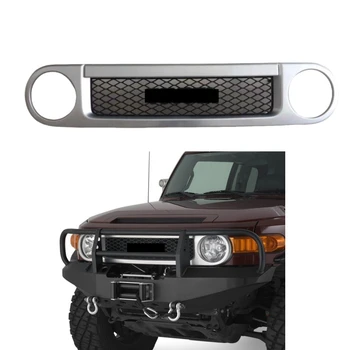 YBJ car body parts ABS grey TRD grille front bumper grills OEM 53100-35A30 53100-35A31 FOR FJ CRUISER 2007-2021 GRILLE