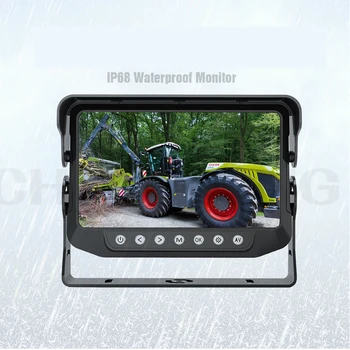 7 inch metal material IP68 digital car monitor waterproof monitor for heavy vehicle reversing back up rear view monitor