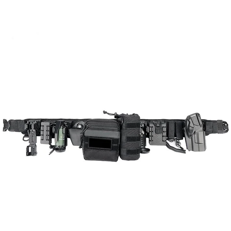 Lightweight Camping and Everyday Use Padded Patrol Belts Hunting Gadget Pouch Waist Bag Adjustable Outdoor Tactical Belt