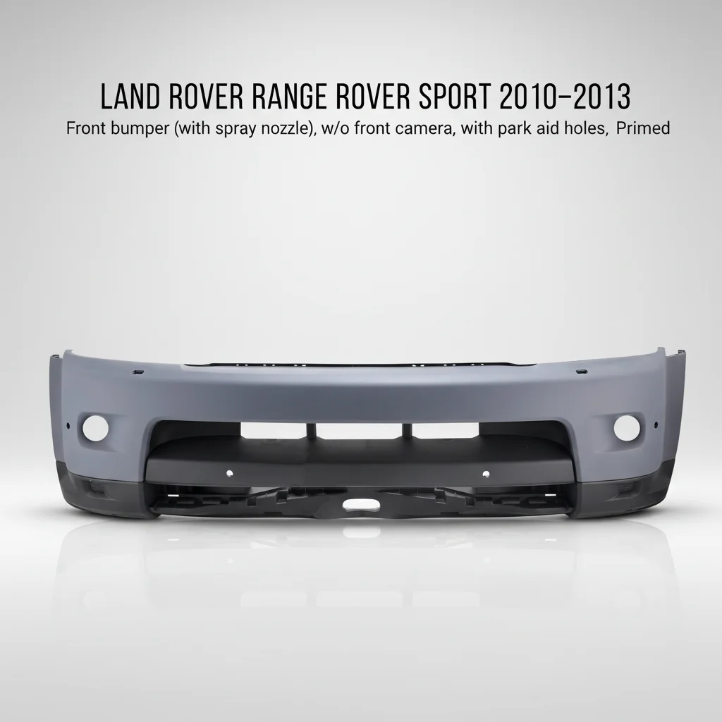 LR015073-B Customizable Car Front Bumper Accessories Ith Park Aid Holes,Primed for LAND ROVER RANGE ROVER SPORT 2010-2013