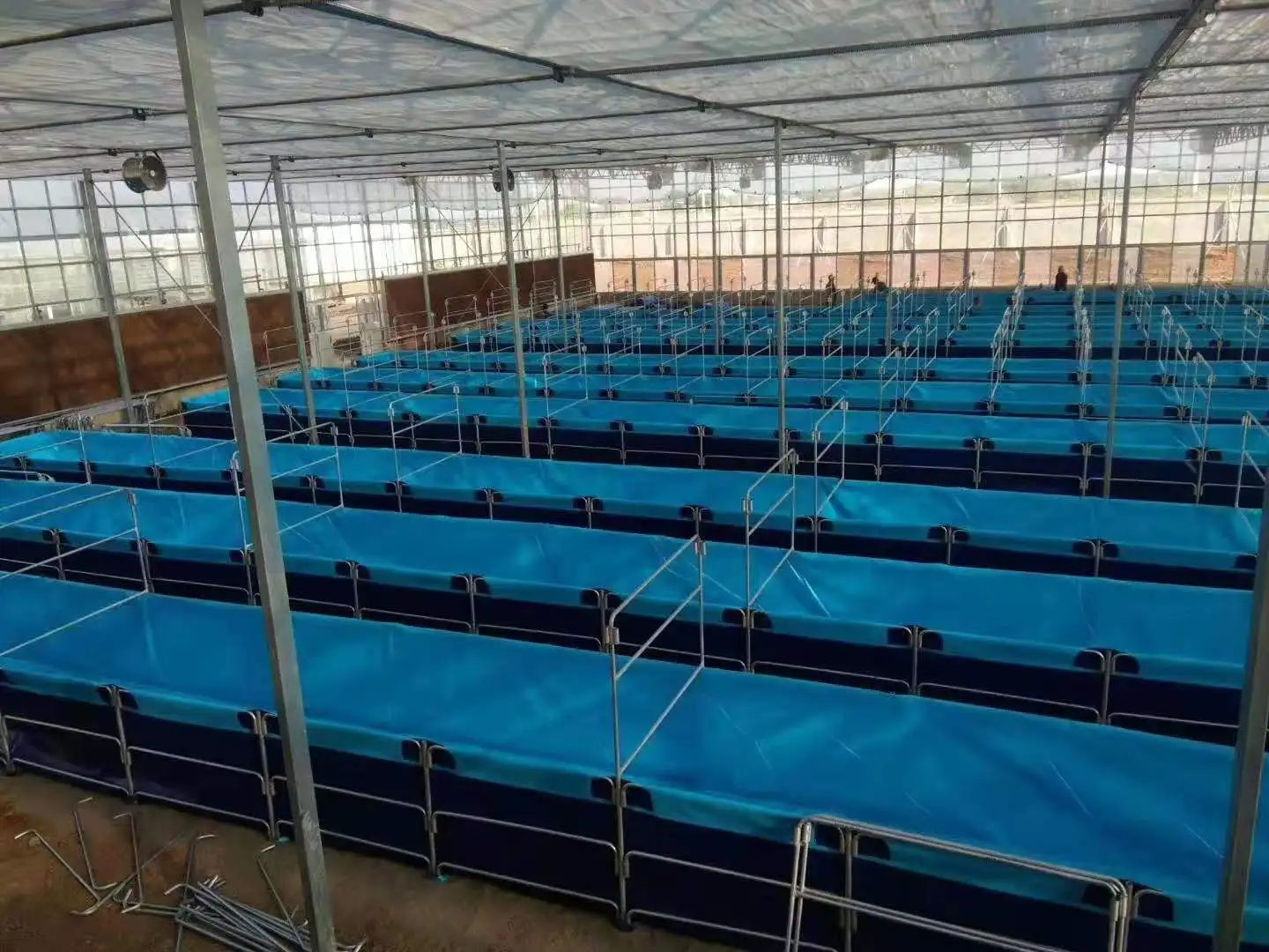 Large 9500-Liter Bio Flock Poly Tank for Indoor Shrimp & Lobster Farming Aquaculture Water Tank Manufacturing Equipment