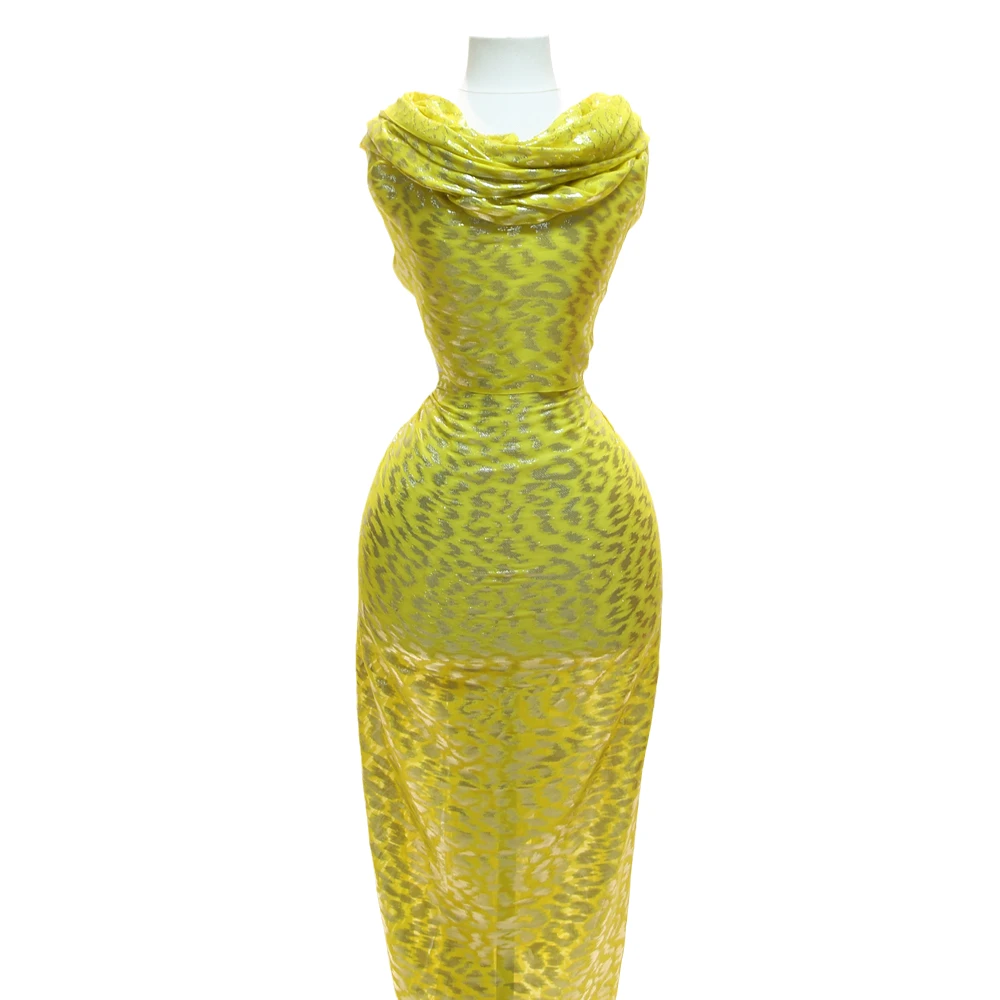FAREASTEX Plain Color Silk Garbasaar Silk Jacquard With Metallic for Somali Wedding Somali Party Dress