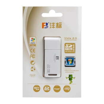 FB-360 Universal 2-in-1 High Speed SD TF Memory Card Reader Two-in-one USB Computer Multi-function Card Reader SD TF Card Reader detail image