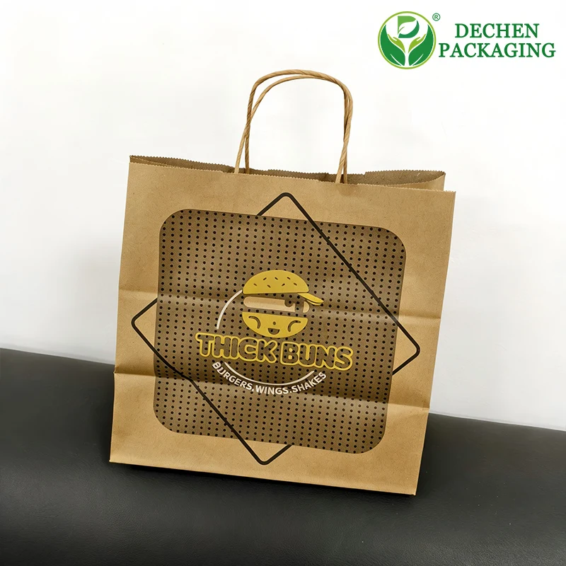 Kraft Paper Bags With Handles Wholesale